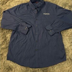 Pearce Men's Casual Navy Button Down Shirt